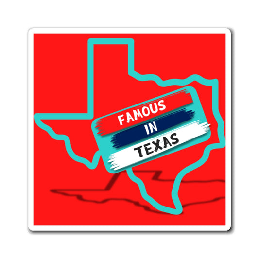 Official Famous in Texas Magnets