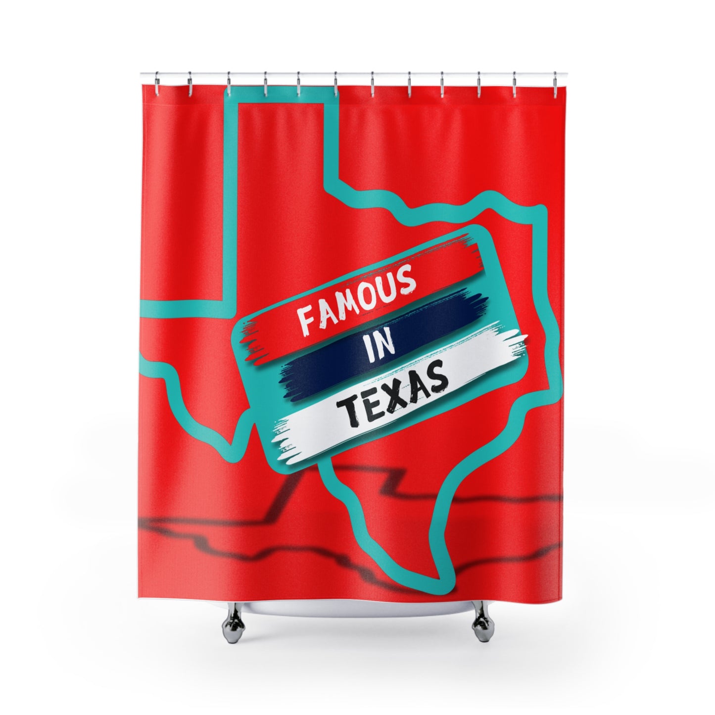 Famous In Texas Shower Curtains