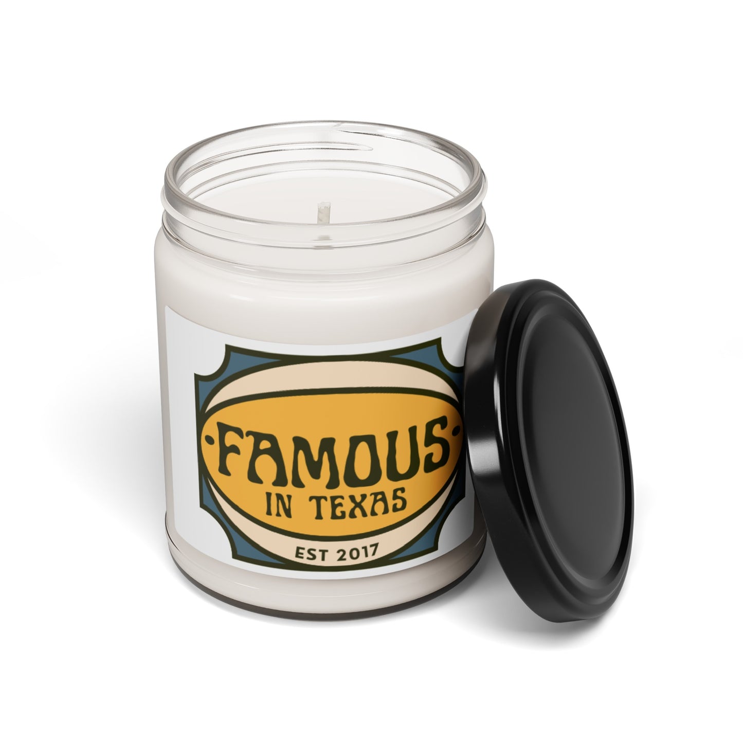 Famous In Texas Scented Soy Candle, 9oz