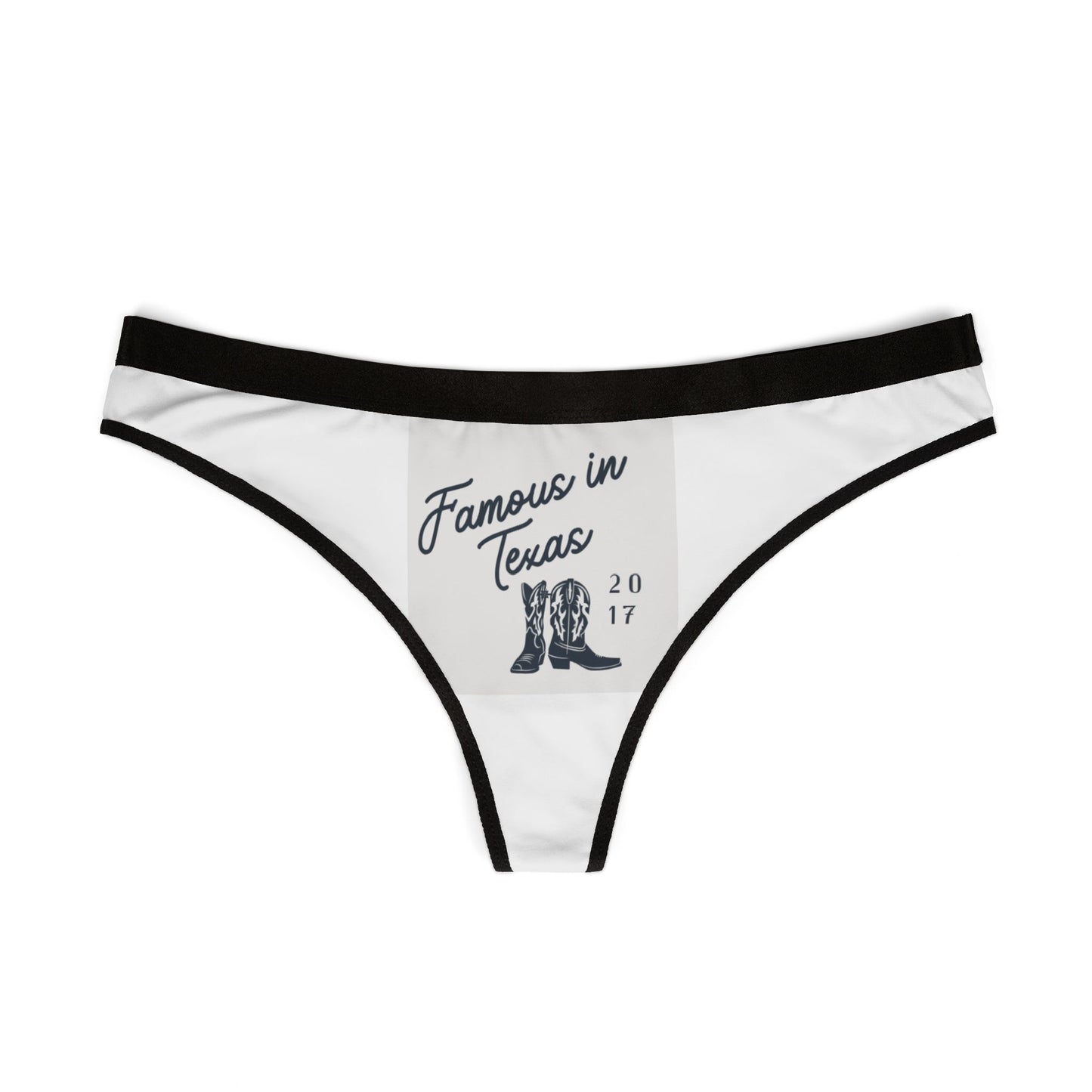 Famous in Texas Women's Thongs (AOP)