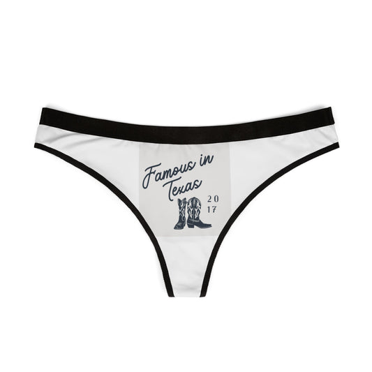 Famous in Texas Women's Thongs (AOP)