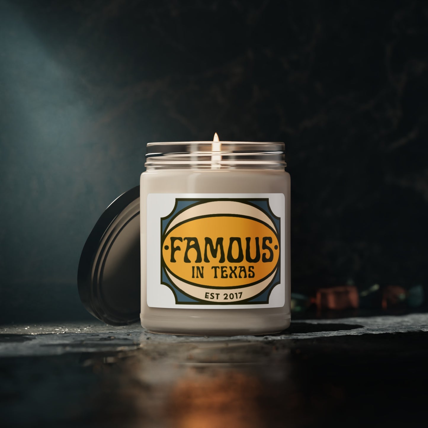 Famous In Texas Scented Soy Candle, 9oz