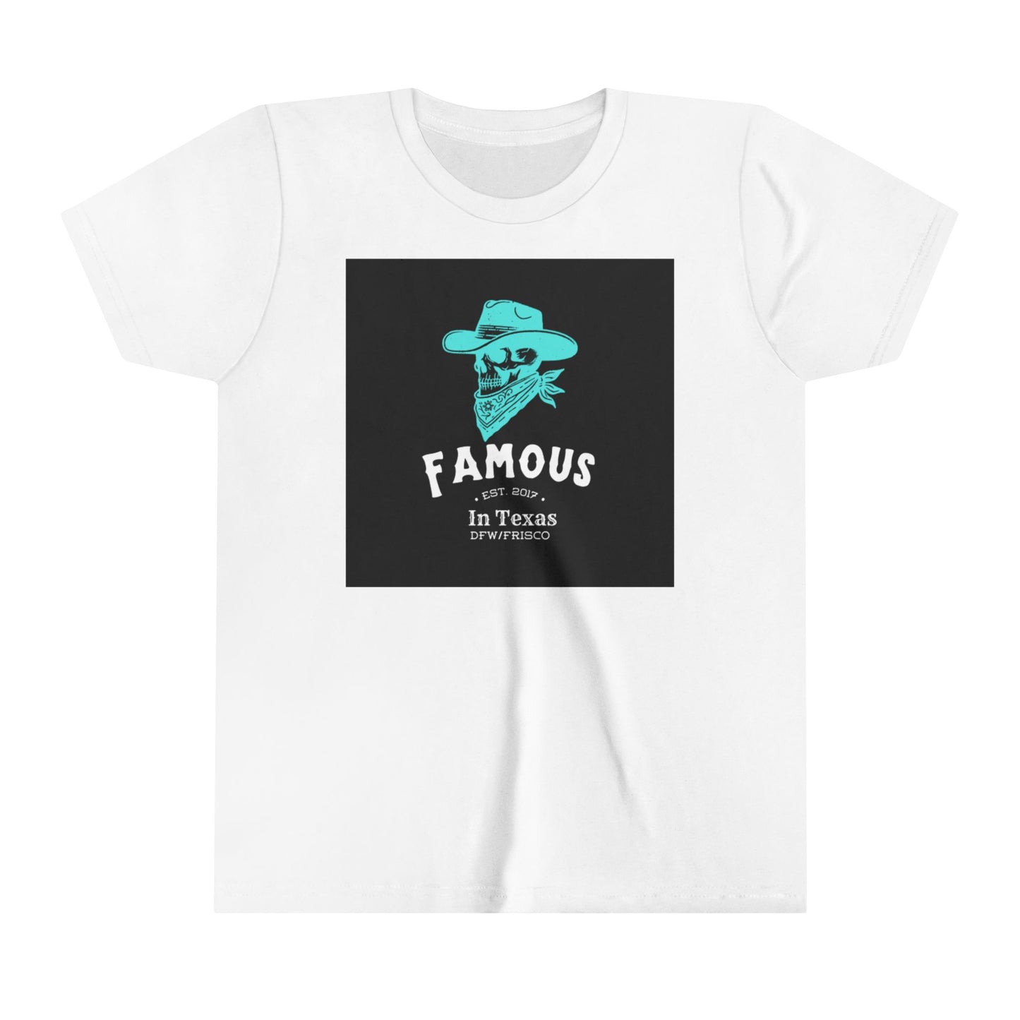 Famous in Texas Halloween Youth Short Sleeve Tee