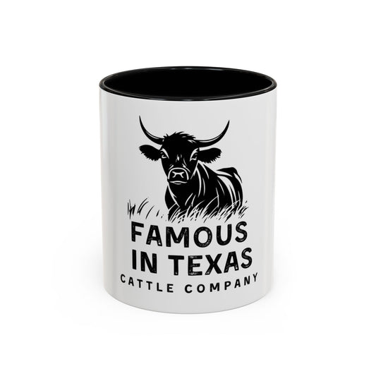 Limited Edition Famous In Texas Cattle Company Coffee Cup (11, 15oz)