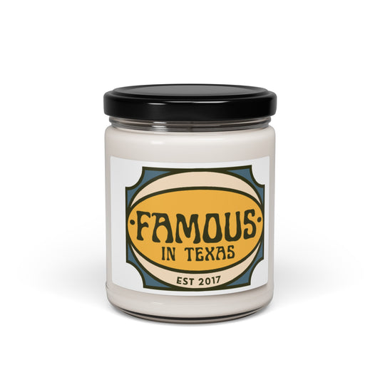 Famous In Texas Scented Soy Candle, 9oz