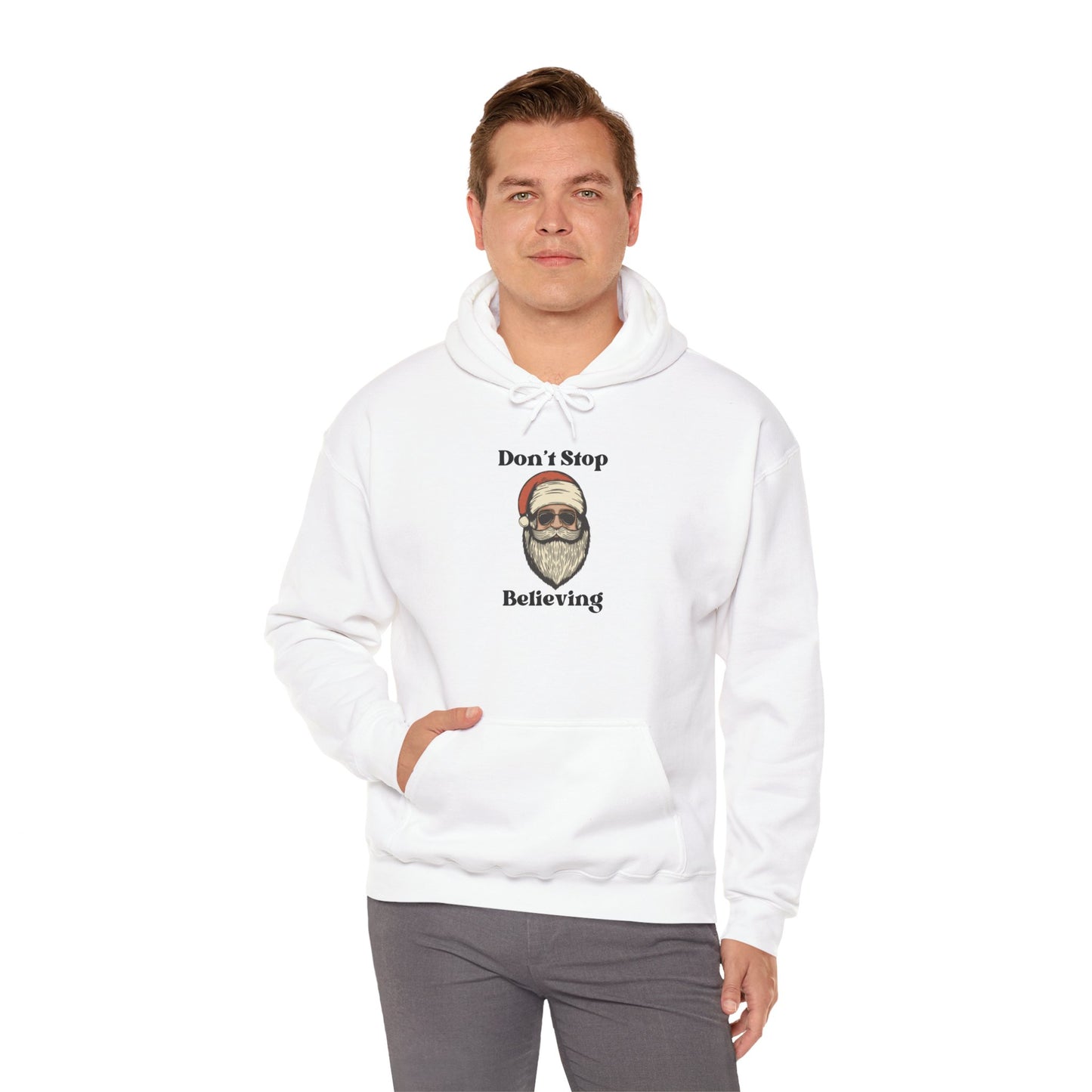 Don't Stop Believing Unisex Heavy Blend™ Hooded Sweatshirt