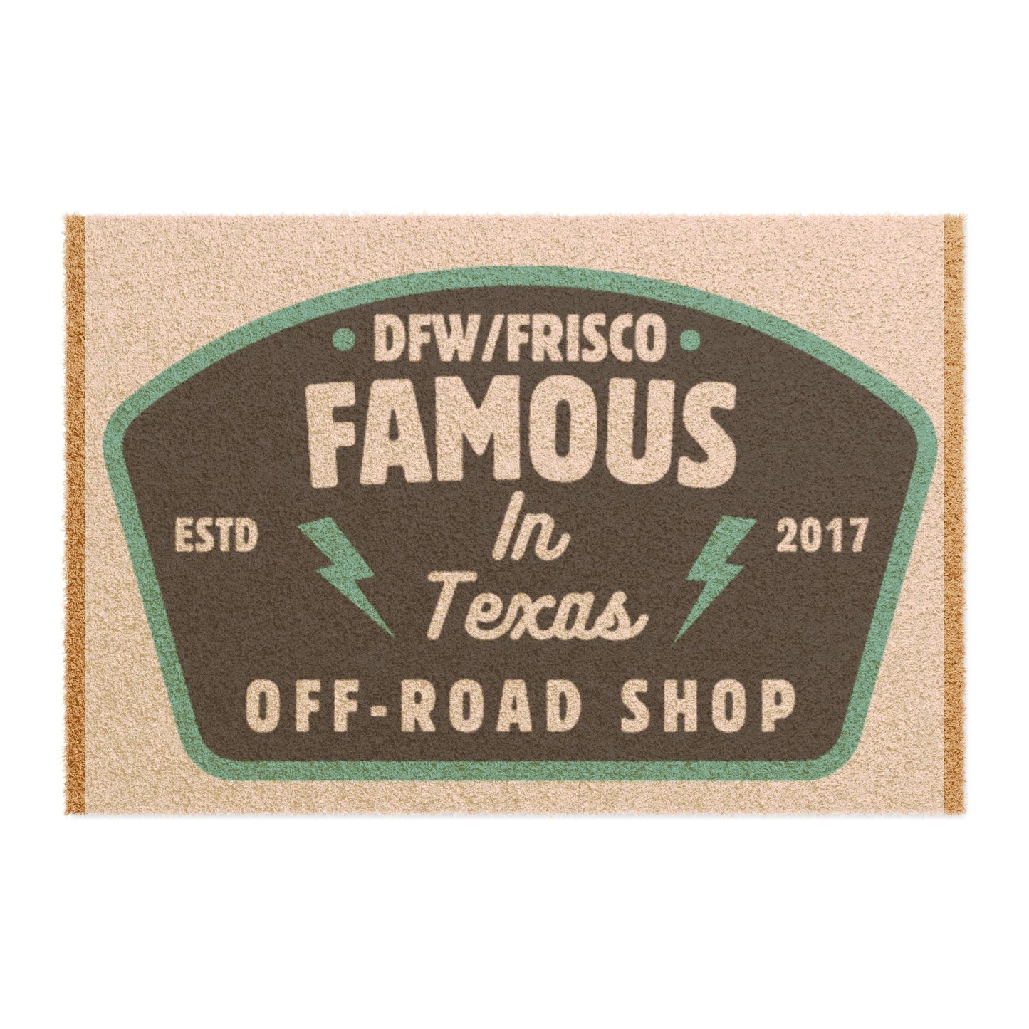 Famous in Texas Off Road Doormat